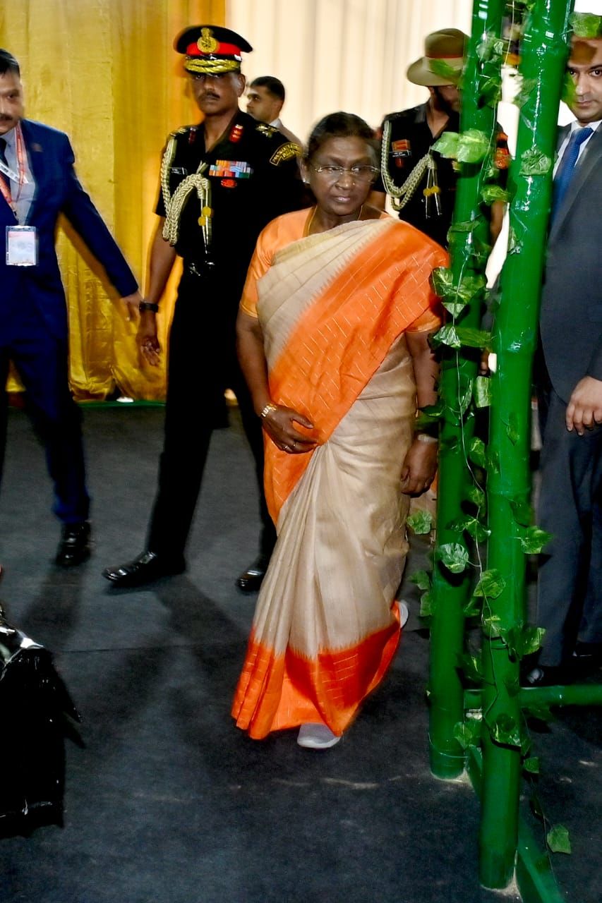 Presence of the Hon’ble President of India, Smt. Droupadi Murmu!!!!