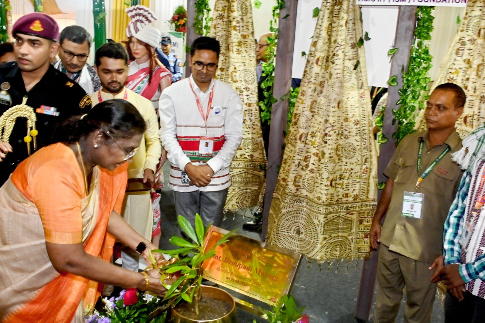 Presence of the Hon’ble President of India, Smt. Droupadi Murmu!!!!