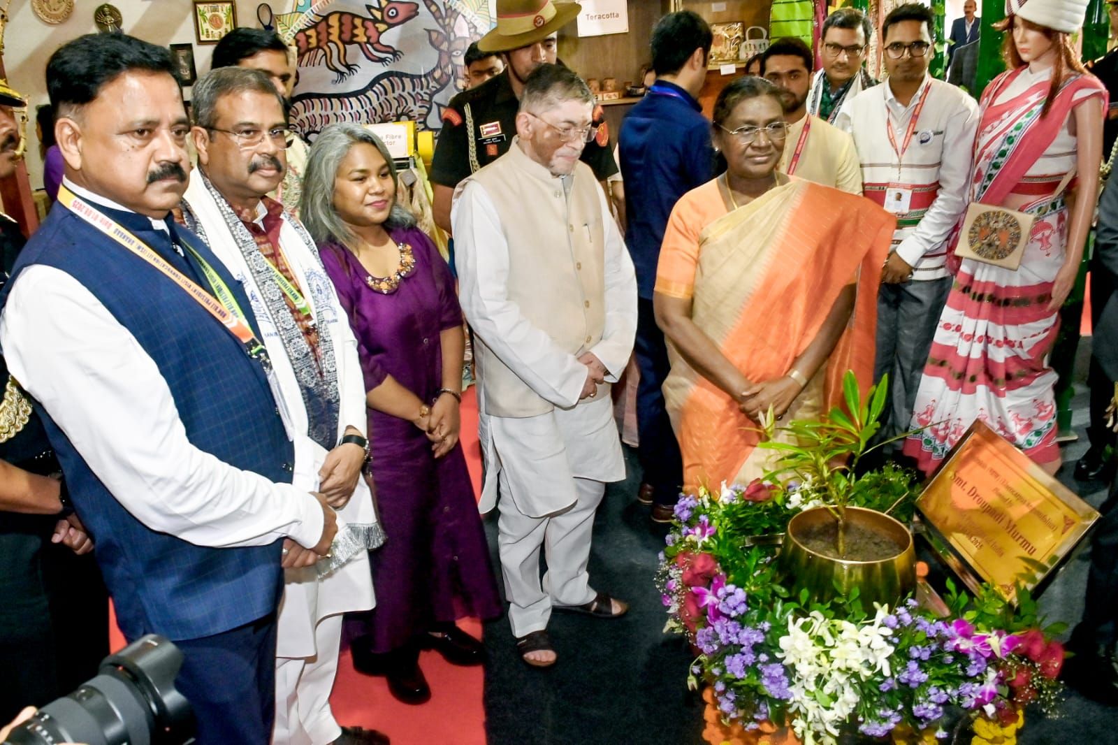 Presence of the Hon’ble President of India, Smt. Droupadi Murmu!!!!